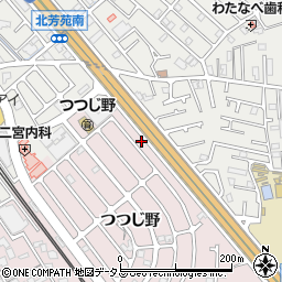 兵庫県加古川市平岡町つつじ野1-64周辺の地図