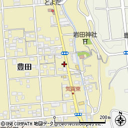 静岡県磐田市豊田70周辺の地図