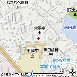 兵庫県加古川市平岡町新在家1806-1周辺の地図