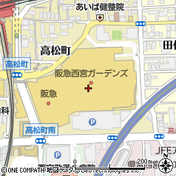 株式会社阪急交通社　西宮トラベルセンター周辺の地図