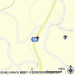 広島県神石郡神石高原町李166周辺の地図