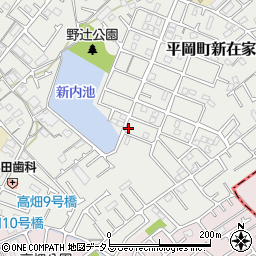 兵庫県加古川市平岡町新在家1958-7周辺の地図