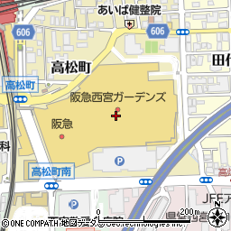 牛たんと和牛焼 青葉苑 阪急西宮ガーデンズ店周辺の地図
