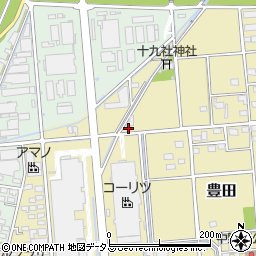 静岡県磐田市豊田711-2周辺の地図