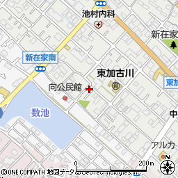 兵庫県加古川市平岡町新在家182-4周辺の地図