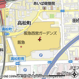ピーチクラブ　阪急西宮ガーデンズ店周辺の地図