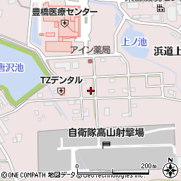 愛知県豊橋市飯村町高山186周辺の地図
