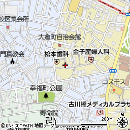 大阪府門真市大倉町2-11周辺の地図