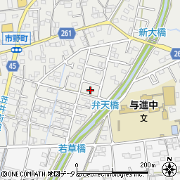 静岡県浜松市中央区市野町1422周辺の地図