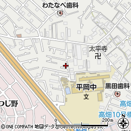 兵庫県加古川市平岡町新在家1756-1周辺の地図