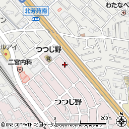兵庫県加古川市平岡町つつじ野1-88周辺の地図