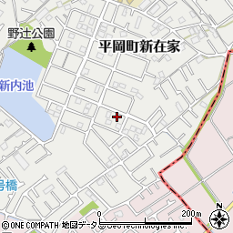 兵庫県加古川市平岡町新在家1958-81周辺の地図