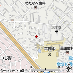 兵庫県加古川市平岡町新在家1756-2周辺の地図