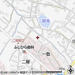 兵庫県加古川市野口町（二屋）周辺の地図