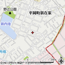 兵庫県加古川市平岡町新在家1958-80周辺の地図