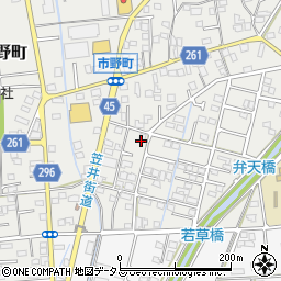 静岡県浜松市中央区市野町1531周辺の地図