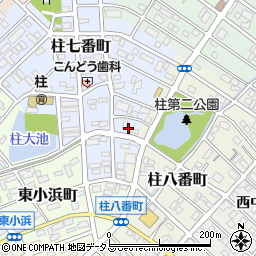 愛知県豊橋市柱七番町50周辺の地図