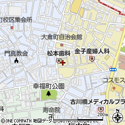 大阪府門真市大倉町2周辺の地図