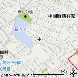 兵庫県加古川市平岡町新在家1958-36周辺の地図