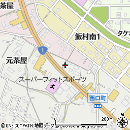 日本ハム豊橋営業所周辺の地図
