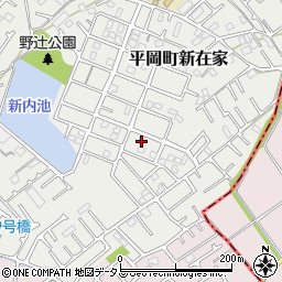 兵庫県加古川市平岡町新在家1958-79周辺の地図