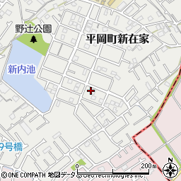 兵庫県加古川市平岡町新在家1958-78周辺の地図
