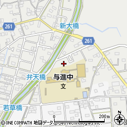 静岡県浜松市中央区市野町1368周辺の地図