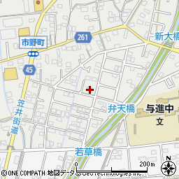 静岡県浜松市中央区市野町1423周辺の地図