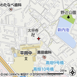 兵庫県加古川市平岡町新在家1799-3周辺の地図