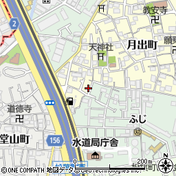 大阪府門真市月出町25-35周辺の地図