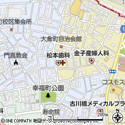 大阪府門真市大倉町2-6周辺の地図