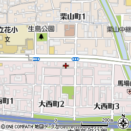 セブンイレブン尼崎大西町２丁目店周辺の地図