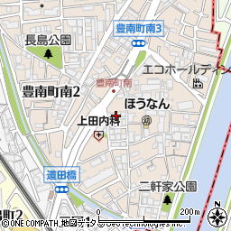 大阪府豊中市豊南町南周辺の地図