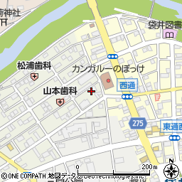 寿司竜周辺の地図