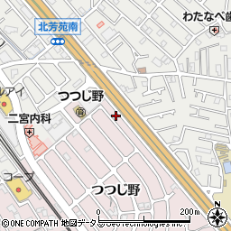 兵庫県加古川市平岡町つつじ野1-61周辺の地図