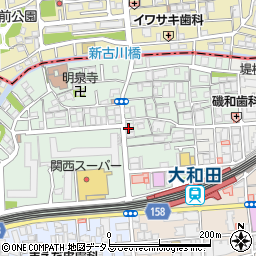 読売新聞　大和田ＹＣ周辺の地図