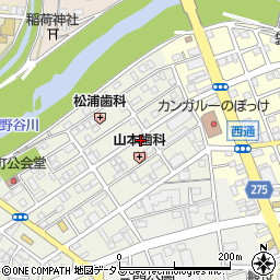 静岡県袋井市栄町9-21周辺の地図