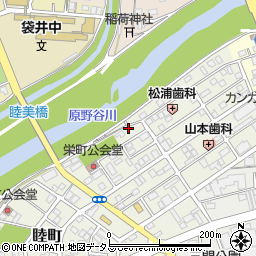 静岡県袋井市栄町16-9周辺の地図