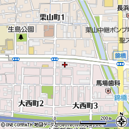 大阪信用金庫尼崎支店周辺の地図