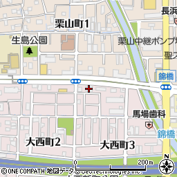 大阪信用金庫尼崎支店周辺の地図