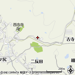 京都府木津川市鹿背山（古寺）周辺の地図