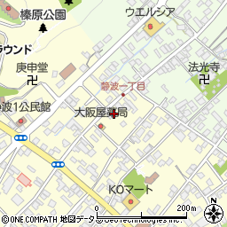 山本米穀店周辺の地図