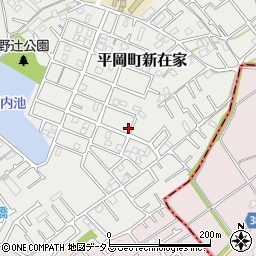 兵庫県加古川市平岡町新在家2065-7周辺の地図