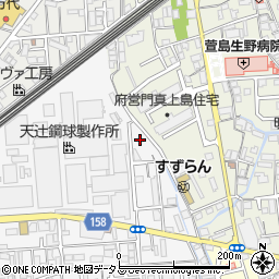 大阪府門真市上野口町2-23周辺の地図