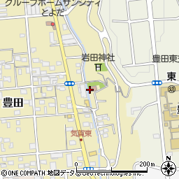 静岡県磐田市豊田105周辺の地図