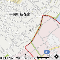 兵庫県加古川市平岡町新在家2014-1周辺の地図