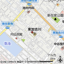 兵庫県加古川市平岡町新在家184周辺の地図