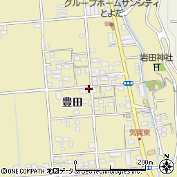 静岡県磐田市豊田204周辺の地図