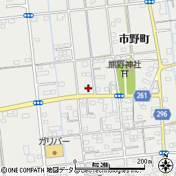 静岡県浜松市中央区市野町2245周辺の地図