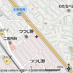 兵庫県加古川市平岡町つつじ野1-60周辺の地図